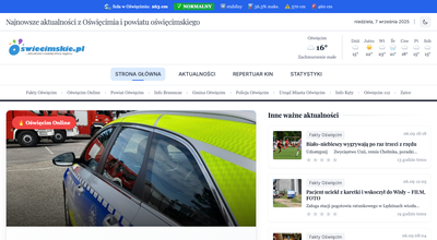 Oświęcimskie.pl - lokalny portal informacyjny z aktualnościami z regionu Oświęcimia